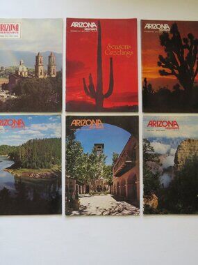 Arizona Highways Vintage Magazines Set 1973 6 issues